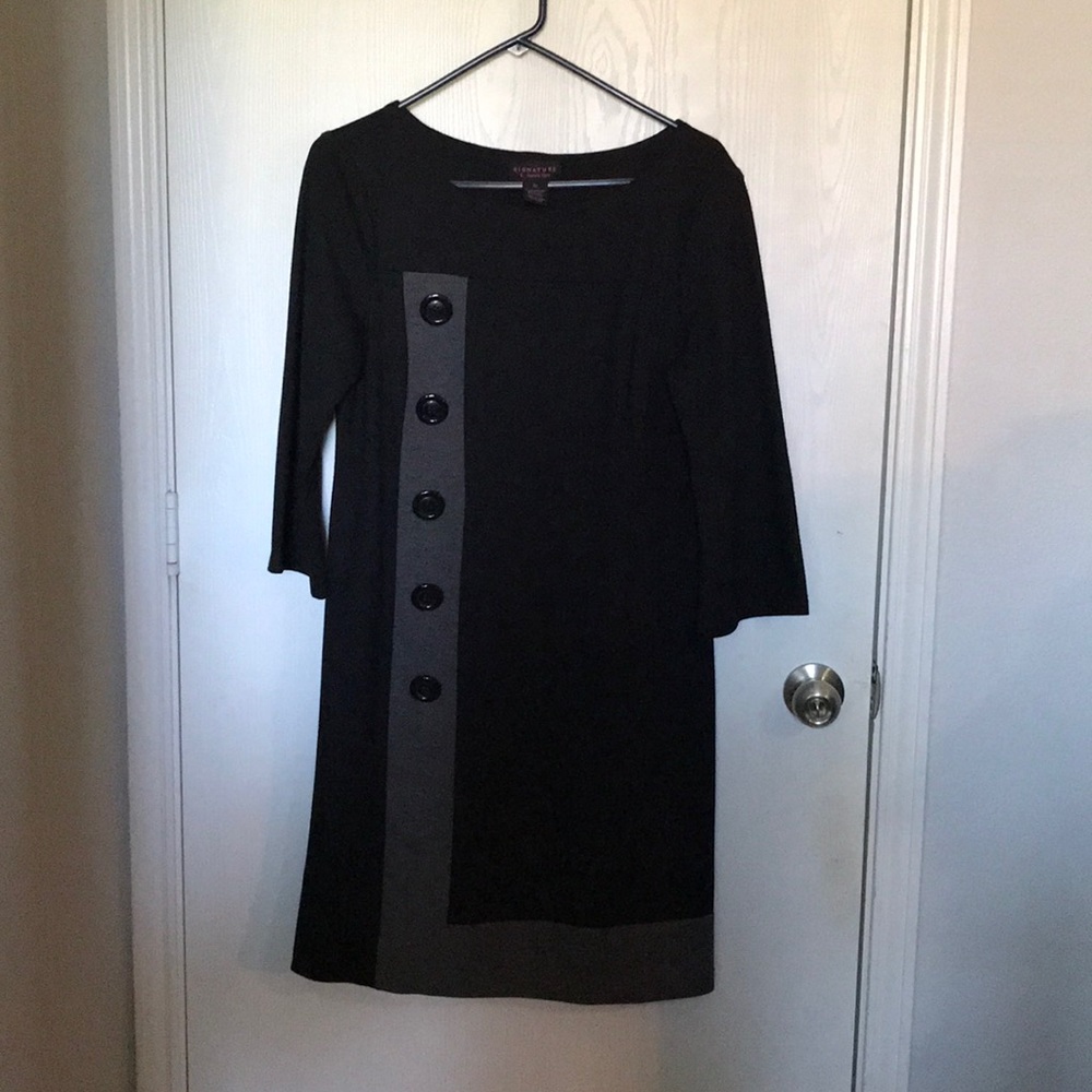 Beautiful black and grey dress size 12